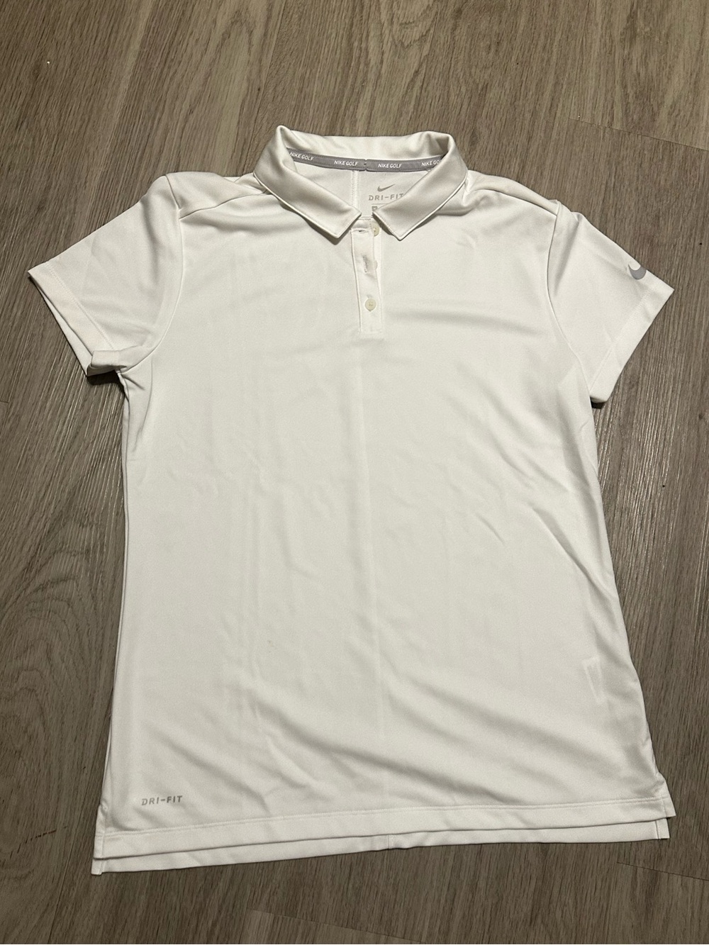 Nike Women’s White Short-Sleeve Polo Shirt
